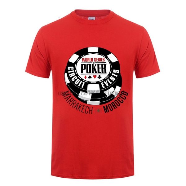 

leisure world series of poker wsop logo tee selling o neck t shirt men male cotton summer new brand t-shirt oodji usa tshirt