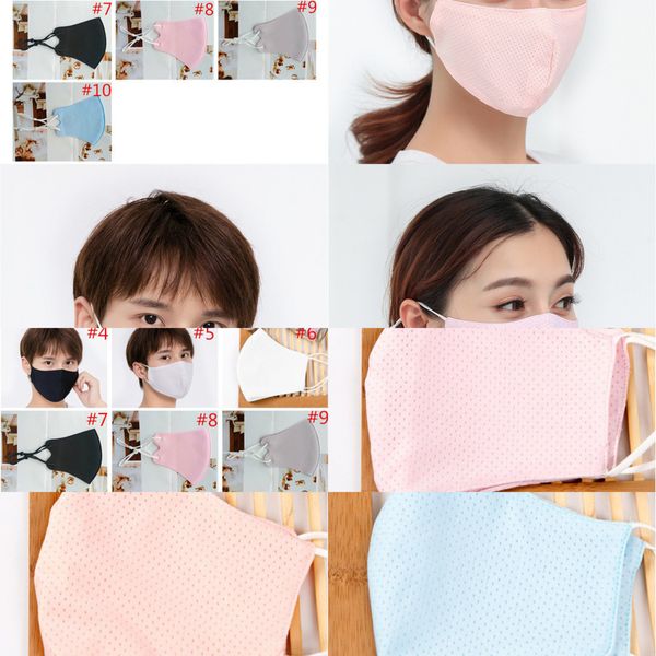 

face mask silk summe ice ladies anti dust uv-proof face masks women washable breathable pr amnr