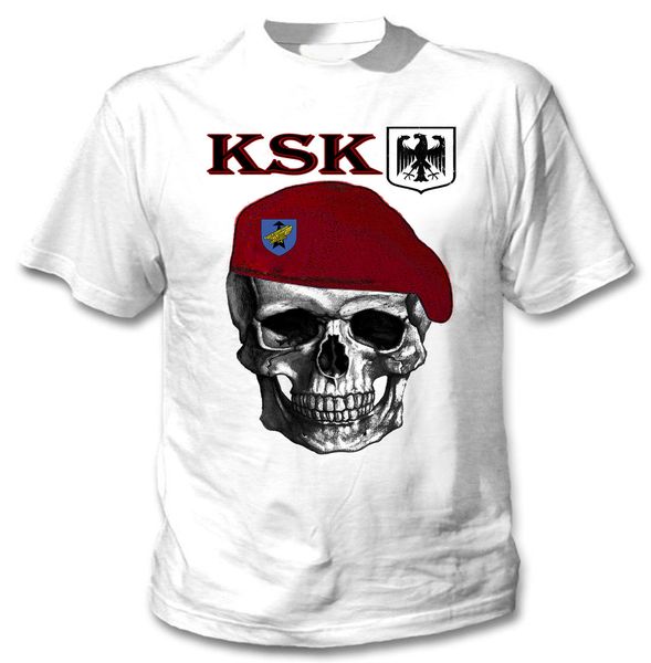

ksk german special forces - new white cotton tshirt