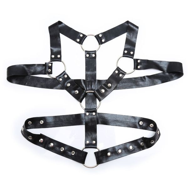 

bondage sm club bondage men toys latex and leather fetish wear male master and slave bondage gear body suit restraint