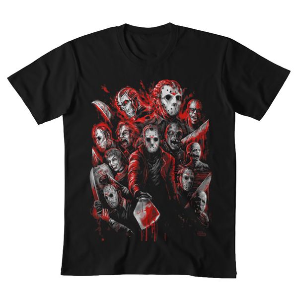 

джейсон voorhees (многоликий) t shirt джейсон voorhees пятница 13-й фильм ужасов фильмы camp blood тесак тесак
