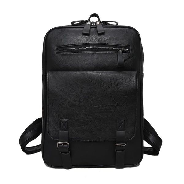 

fashion women men backpack youth leather backpacks for teenage girls boys female school shoulder bags mochila