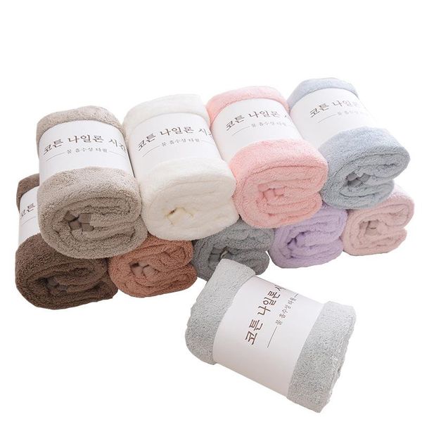 

10 colors microfiber fabric towel dry face beauty towel wholesale super absorbent face hand towels