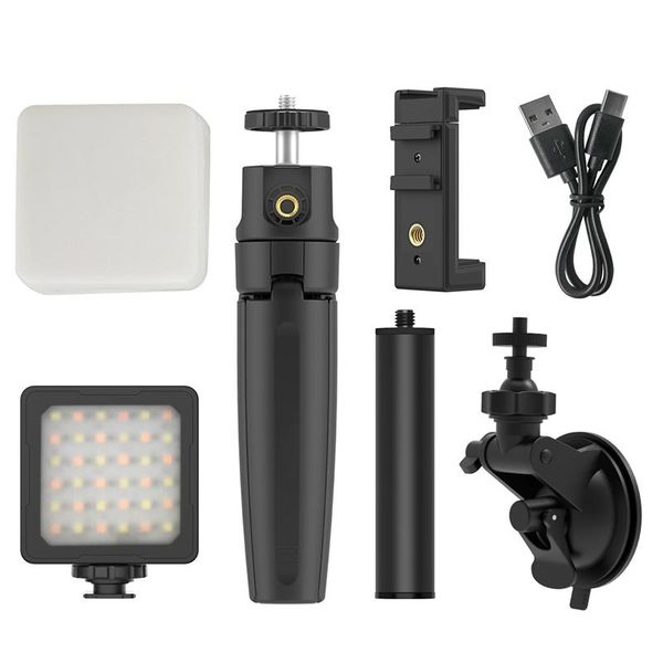 

led video light lamp with lcd display 36 led 2800k-8500k with tripod for camera pgraphy youtube video creator