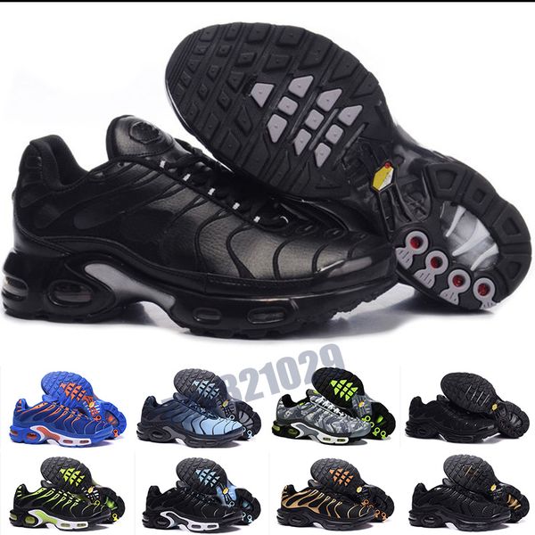 

wholesale 2020 tn mens shoes new black white red tn plus ultra sports athletic shoes tn requin fashion outdoor sneakers 40-46 z39