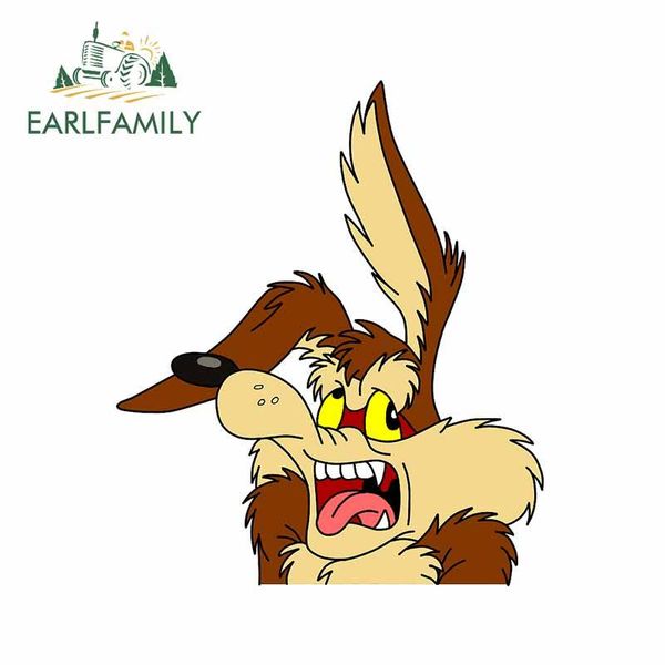 

earlfamily 13см x 11.1cm для wile e.coyote кемпер грузовик decal винил материал jdm аксессуары diy заказ печати автомобиля стикеров sqcrwv