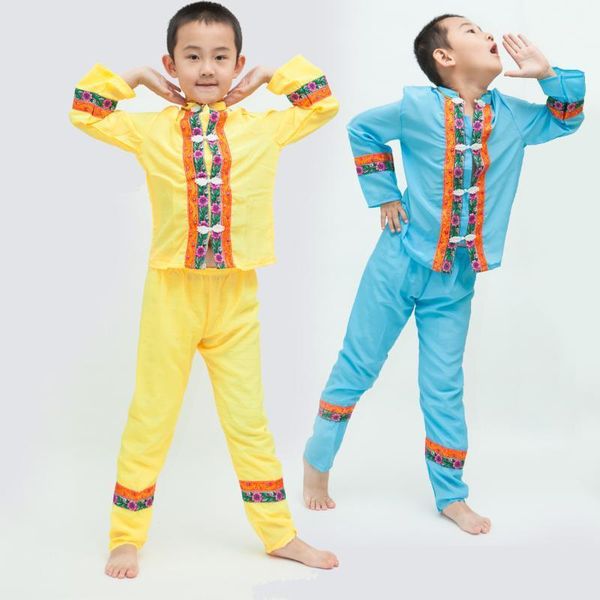 

miao clothing for boys miao hmong clothes chinese folk dance costume hmong chinese traditional dance costume1, Black;red