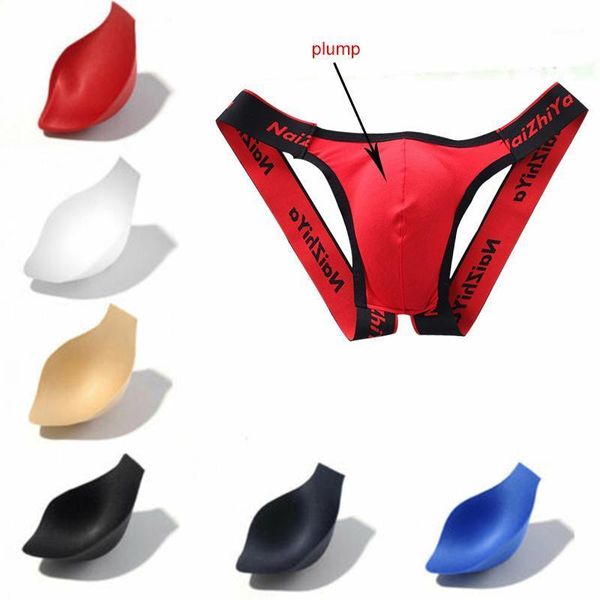 

men's underwear low waist u convex exotic pantiesbreathable seamless multicolor men's underwear1, Black;white