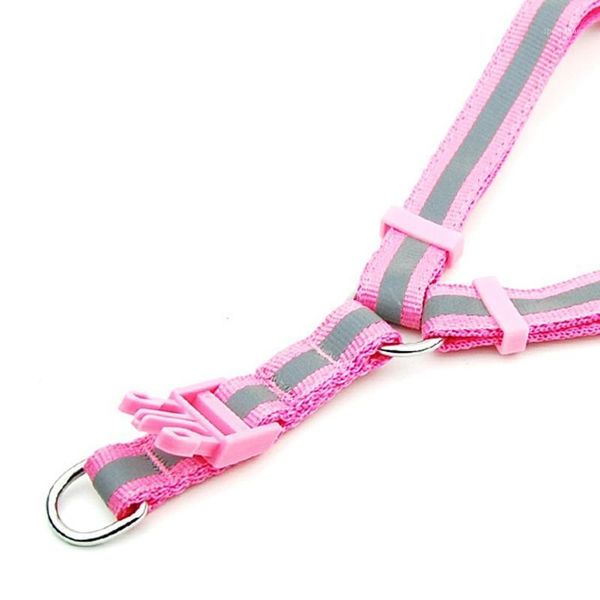 

dog collars & leashes pet reflective vest harness and leash set, dogs polyester for safe outdoor walking,for small medium puppy chihuahua1