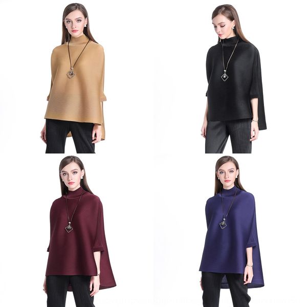 

k1711102 jialing sanzhai pleated solid color front short back long coatcollar fashion spring and autumn boutique women's szcoe szcoe, White;black