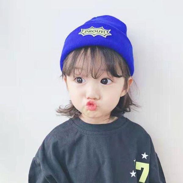 

1-10t шлемы младенца мальчика девушки весна зима hat детский симпатичные теплые шапочки шапка крючок эластичность вязать шапки детей малыш п, Yellow