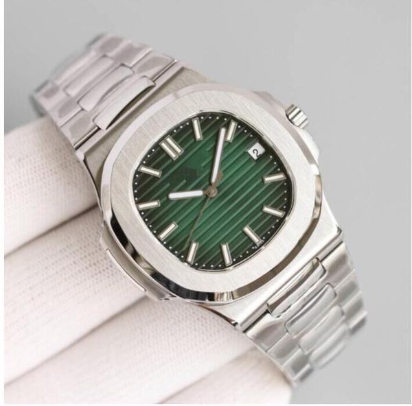 

mens automatic luxury mechanical 40mm silver blue watch waterproof wristwatch montre luxe watche, Slivery;golden