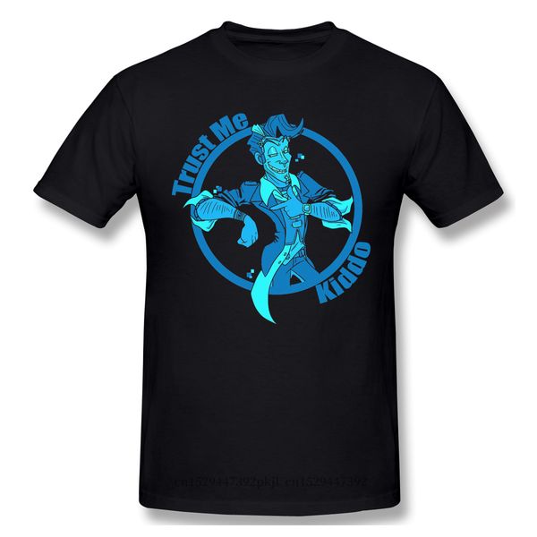 

sport trust me kiddo funny t-shirt men summer cotton t shirt borderlands fps 3d game crew neck 2020