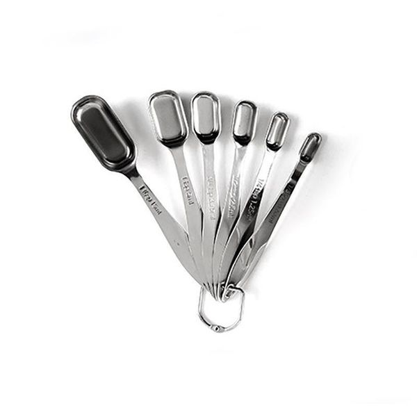 

stainless steel measuring spoons stackable set for dry and liquid ingredients cooking baking kitchen tool jllftd network2010