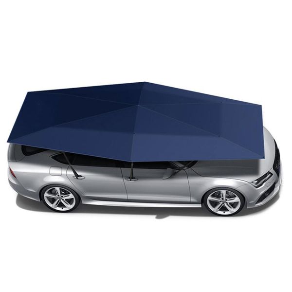 

automatic remote control car umbrella tent waterproof car sun shade awning shelter cover uv protection roof cover tent universal