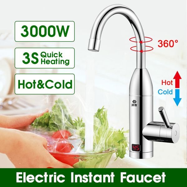 

instant hot водонагреватель tap быстрый термостат для подогревателя воды 3000w электрические температуры дисплей боут free