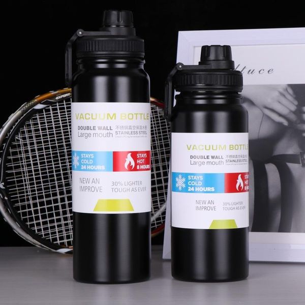

thermos flasks tea 600ml 800ml capacity handle water bottle large portable infuser thermals hold warm cold cup vacuum lid with bbyhuu