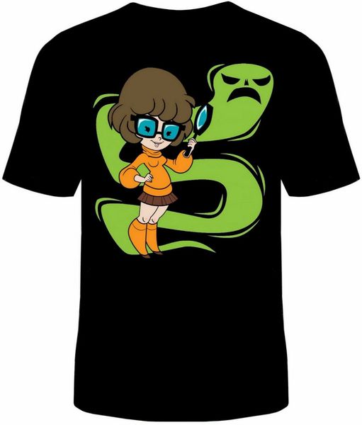 

scooby-doo velma t-shirt cotton cartoon tv clue halloween fall new tee shirt popular tagless sport hooded sweatshirt hoodie