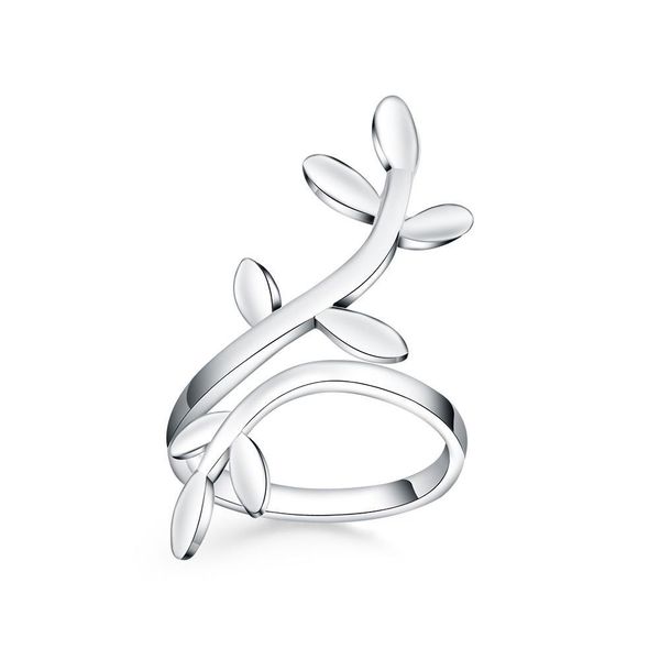 

factory wholesale price silver ring open for women wedding lady branches leaf leaves lovely jewelry ring lr064 h bbyqav