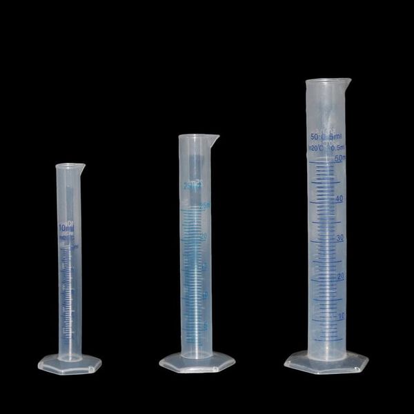 

1 pc translucent plastic measuring cylinder graduated cylinders for lab supplies laboratory tools school lab acc qylmed