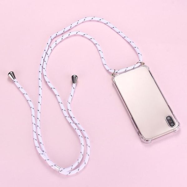 

luxury lanyard sile phone case for iphone 12 11 pro max se xsmax xr xs x 8 7 6s 6 plus ul qylszf