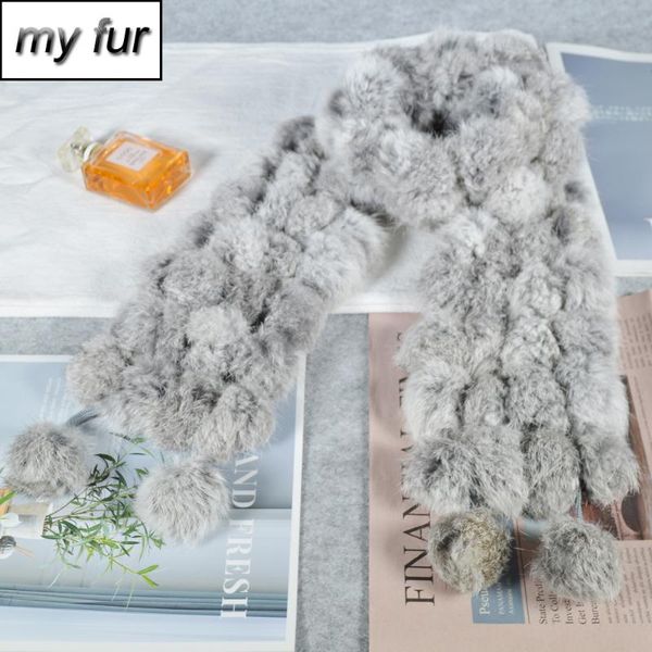 

new style women natural real fur scarf winter warm real fur neckerchief fashion lady ring scarves, Blue;gray