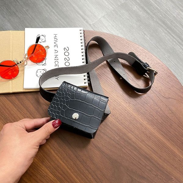 

2020 new women's bagfashion girl's concave shapeins texture new bagbag bagmini fashion and versatile belt waist bag r4wrr