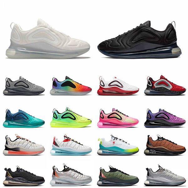 

fashion classic 2021 mx 720-818 mens women running shoes triple black all white volt sail orange pinik blast 72c 720s cushion sneakers, White;red