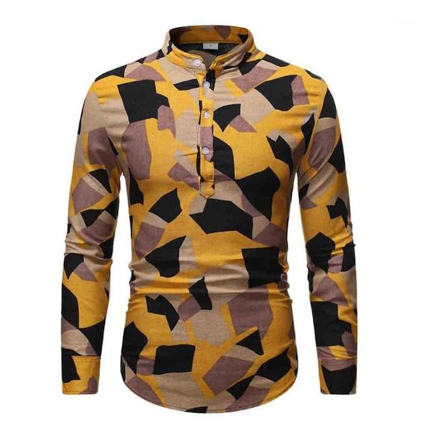 

feitong printed hawaiian shirt mens long sleeve casual shirts for men slim fit cotton linen male dress shirts camisas masculina1, White;black