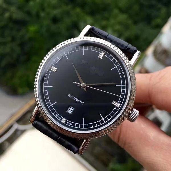 

watch men's high grade mechanical men's watch, Slivery;brown