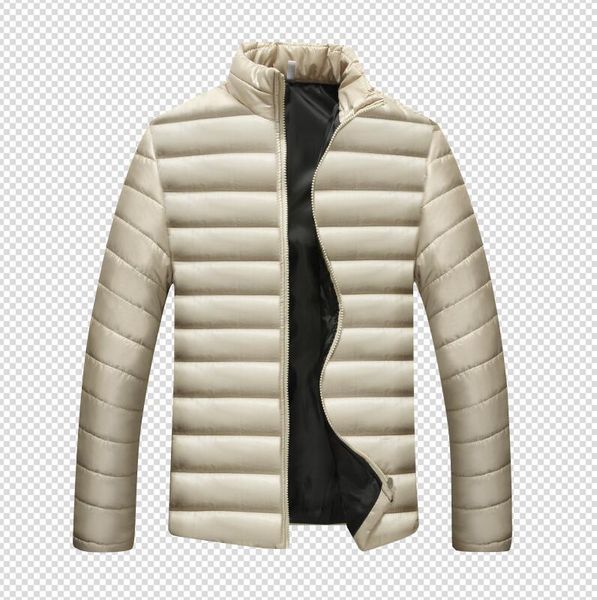 

brand autumn winter new men's jackets thick collar solid color overcoat for male casual cotton jacket clothing kg-565, Black