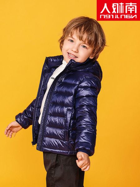 

kboys antarctic light down jacket short style girls middle and large children children's clothing anti season coat, Blue;gray
