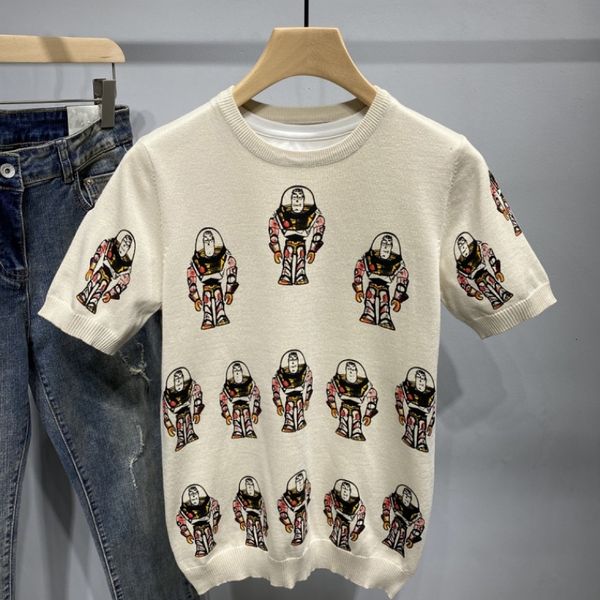 

new luxury men's 2021 knitted warm winter character embroidered sweaters asian sweater plug # n237 8gay, White;black