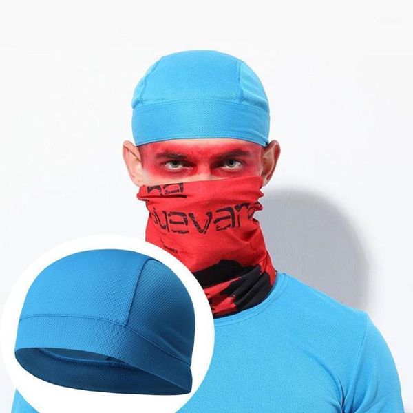 

cycling caps & masks quick drying hat skull cap bike for men motorbike under sport helmet riding bicycle outdoor o2r71, Black