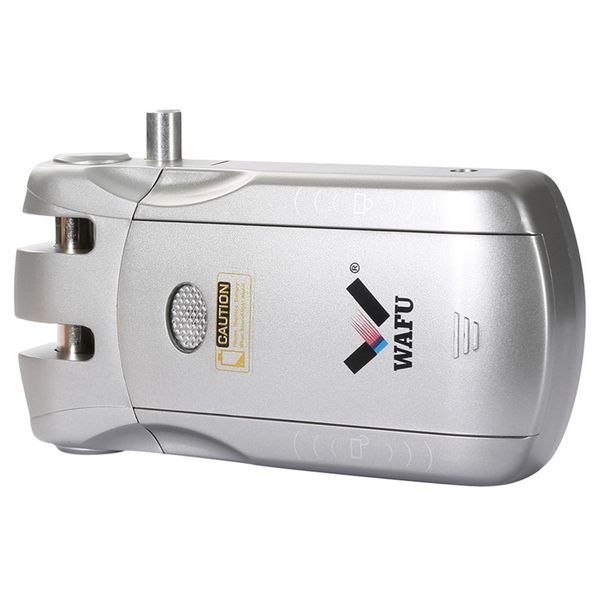 

wafu wf-010a wireless security invisible keyless entry door intelligent lock ios android app unlocking with 4 remote keys silv