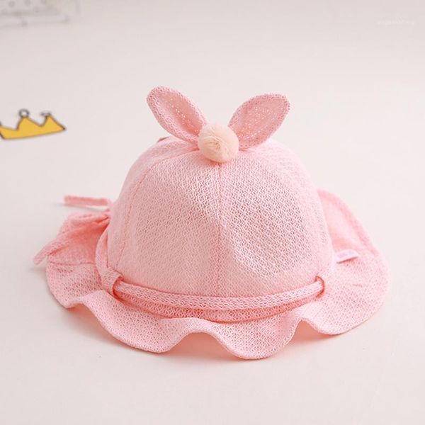 

baby hat summer thin section baby sun hat net sun protection1, Yellow