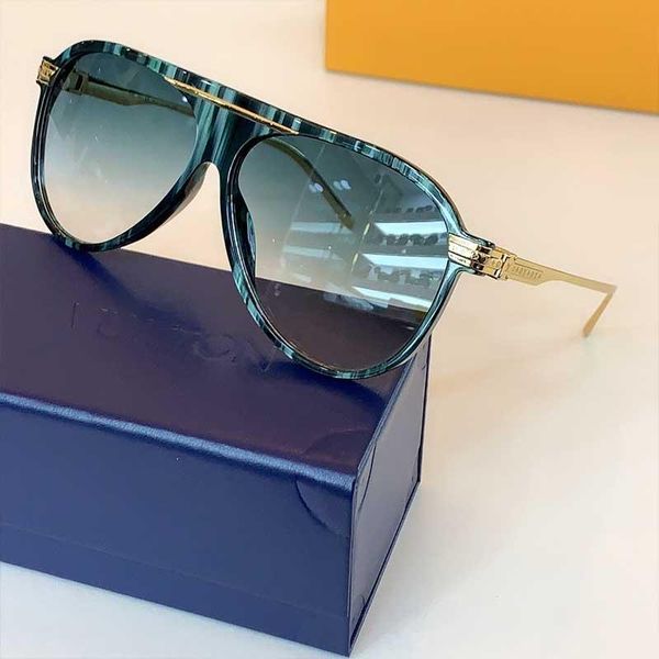 

2020 official newest model Z1264E fashion sunglasses aviator frame top quality gold temple decorative glasses with original box