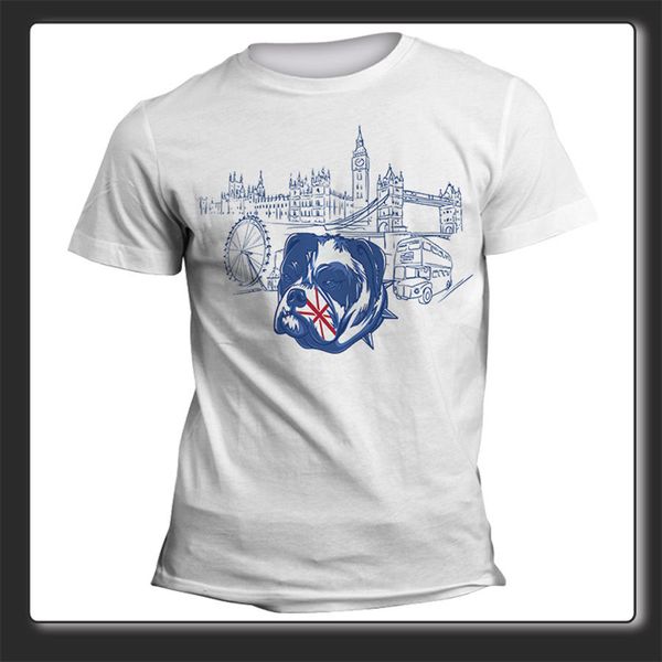 

sport brand new 2019 summer mens short sleeve cool t shirt uomo donna london bulldog tee
