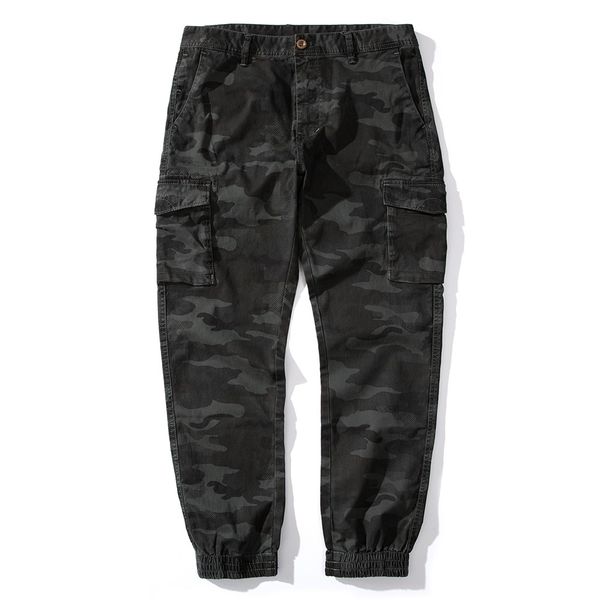 

2021 new tactical cargo men at height of the knee solid clothes combat pants airsoft woodland multi pockets f79 o8y3, White;black