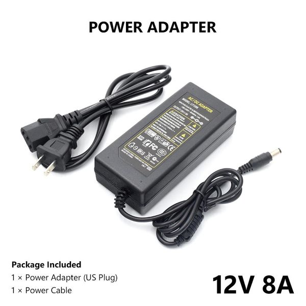 

power adapter charger supply dc 12v 1a 2a 3a 5a 6a 7a 8a adaptor dc 12 volt eu us uk plug swy wmtydo