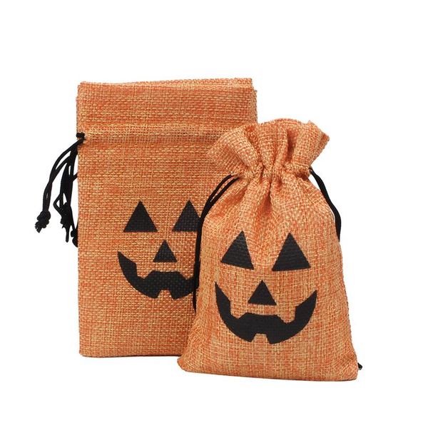 

jewellry packing pouches chirstmas party decor bags candy sachet 10pcs/lot halloween gift bag jute burlap can customi sqcoxy