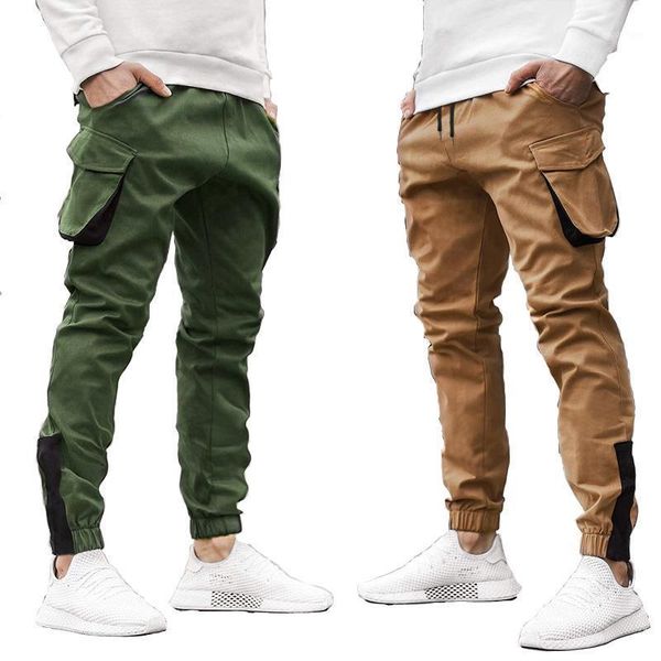 

hip hop pant mens cargo pants fashion joggers casual sweatpants trousers streetwear pantalon homme1, Black