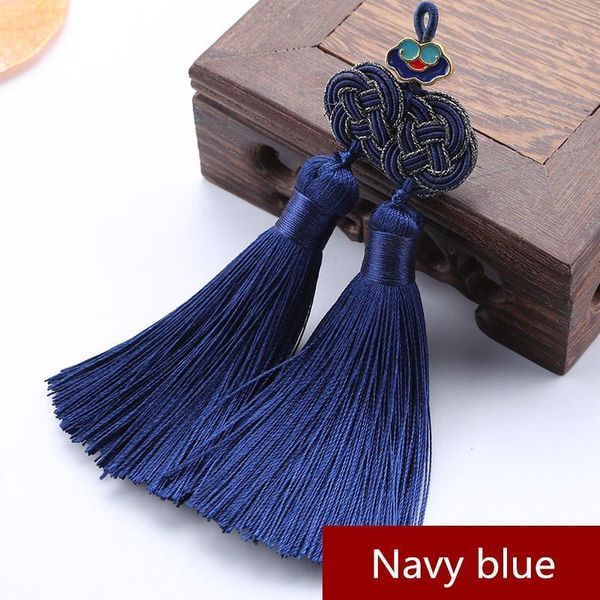 

1pc double money knots double tassel fringe diy craft supplies curtain garment textile sewing accessories jewelry making pendant h jlljud