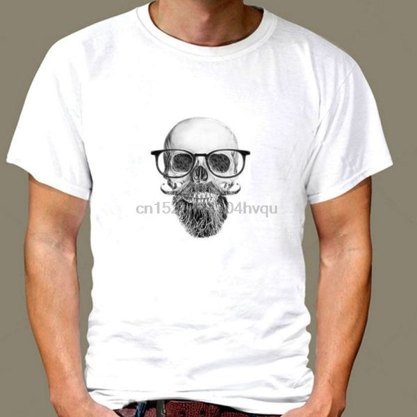 

scull cool beard with glasses funny t shirt cotton white casual short sleeve t shirt for men women tshirt sport hooded sweatshirt hoodie