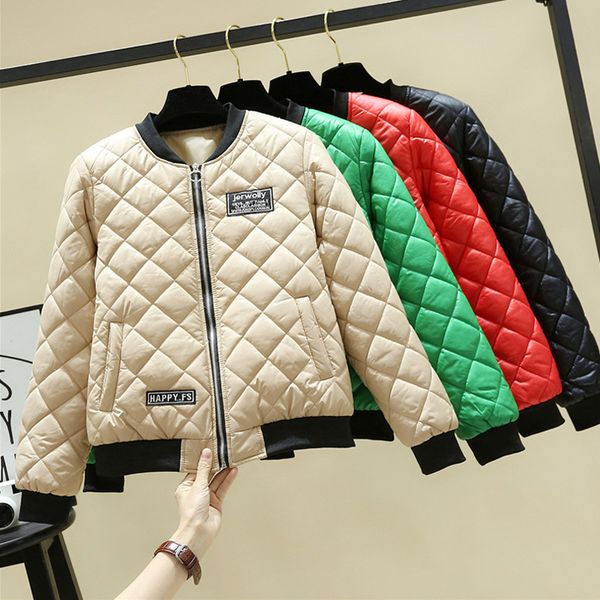 

bella philoosphy 2020 autumn green jacket women korean parkas lady short bomber jackets female casual outwear coats 1014, Black