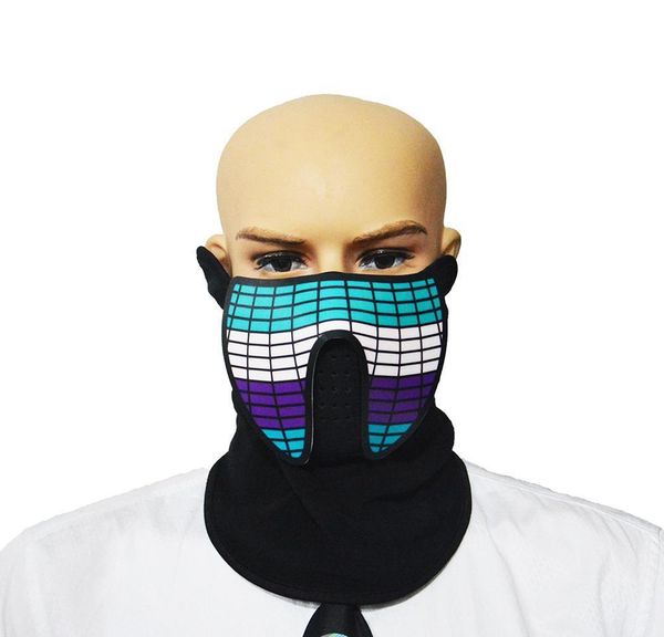 

cool el cold light mask voice-activated glowing mask to dance with the rhythm of music halloween co qyliuv comb2010