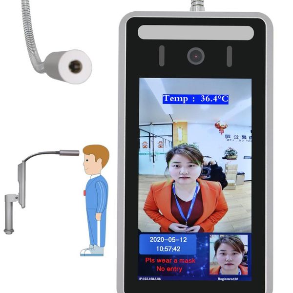 

cameras non contact thermometry thermography thermal imaging system body temperature facial recognition camera web alert entrance guard