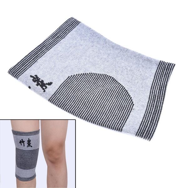 

1 pcs fitness running knee support protect gym sport braces kneepad elastic padded compression knee pad sleeve, Black;gray