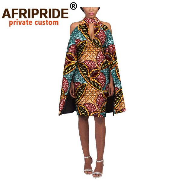 

летние женщины платья афрайдрид частных пользовательских новых стилей с плеча длиной до колена хлопковое платье с длинными широкими рукавами, Black;gray