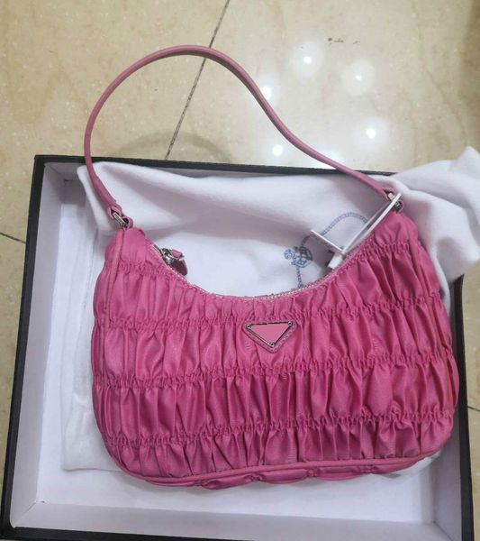 

women designer's handbag fashion shoulder bag lady girl hobo baguette new small pleated style handbag cfy2004027